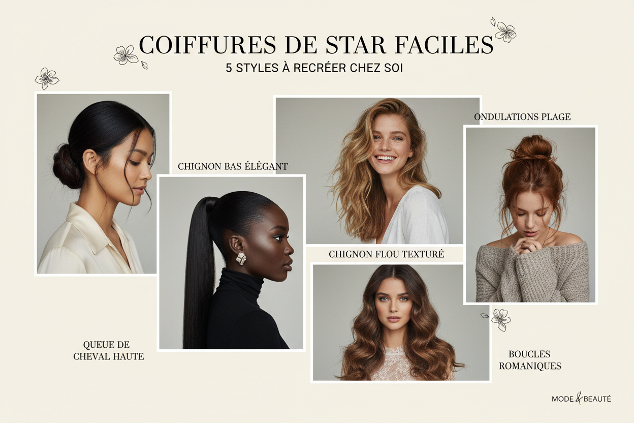 5 coiffures de stars que vous pouvez vraiment reproduire chez vous